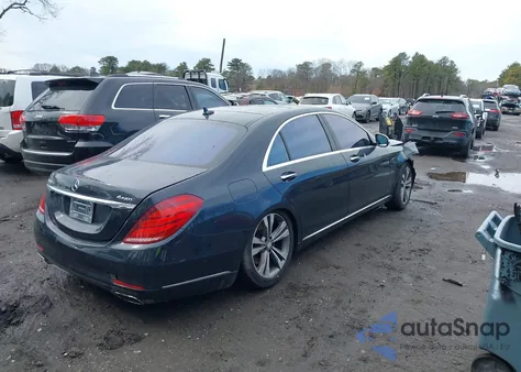 2015 Mercedes-Benz S 550 4Matic из США, поврежденный, VIN WDDUG8FB0FA107255